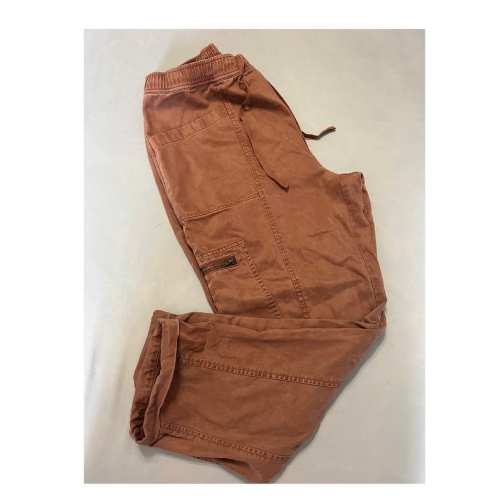 Nichole Miller New York, Size XL, Burnt/Copper Canvas Pants